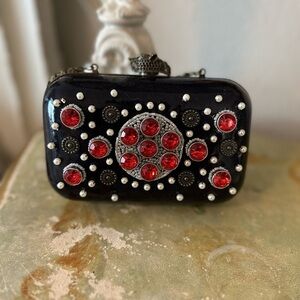 Kate Landry beaded clutch